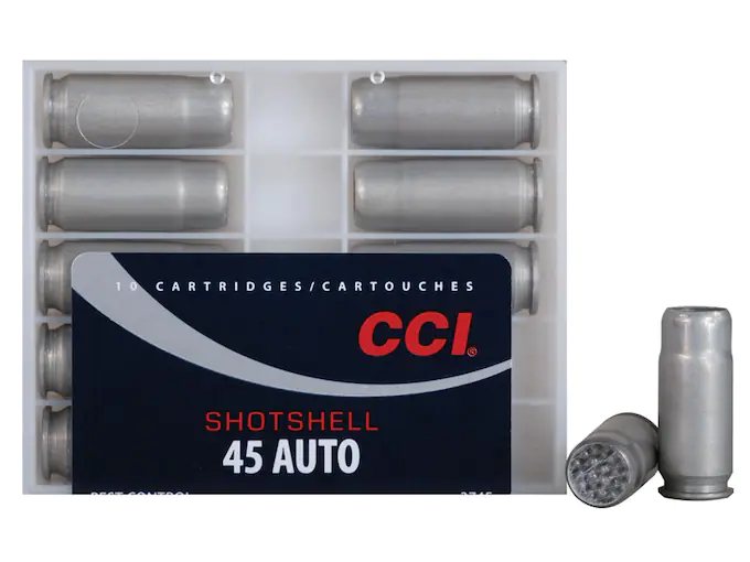 CCI .45 ACP Shotshell, 120 Grain #9 Lead Shot, 200 Rounds