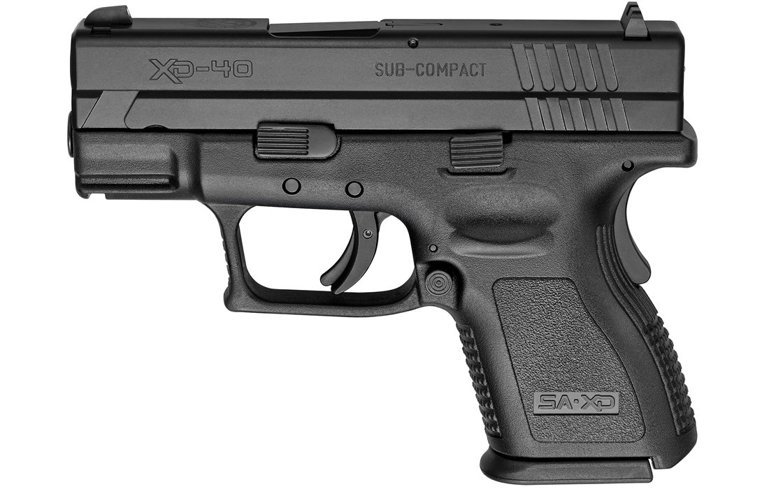 Springfield Armory XD Sub-Compact .40 S&W 3" Pistol, Black (Compliant)