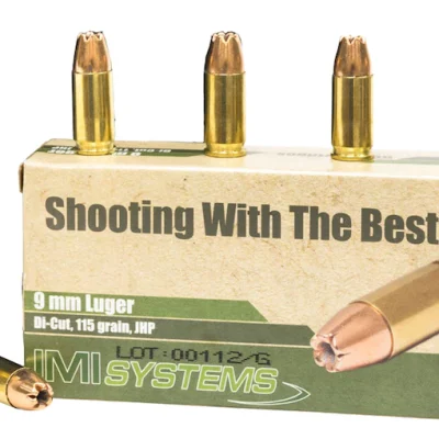 IMI 9mm Luger Ammo 115 Grain Jacketed Hollow Point - Best Price for sale