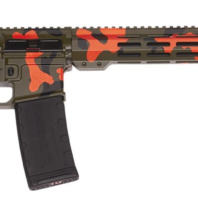 Great Lakes Firearms GL15223MCMP AR-15 Mission 223 Wylde 30+1 16″, Deer Camp Camo Rec/15″ M-Lok Handguard, Black Carbine Stock & A2 Grip, Muzzle Brake