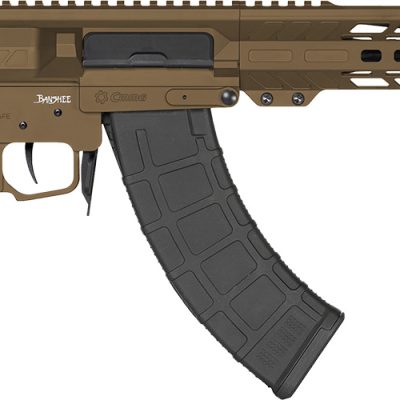 CMMG 76AB60AMB Banshee MK47 7.62x39mm 30+1 12.50″ Black Nitride Medium Taper Threaded Barrel, EML 11″ M-LOK Handguards, Midnight Bronze Cerakote Aluminum Picatinny Rail Receiver, CMMG Zeroed Grips