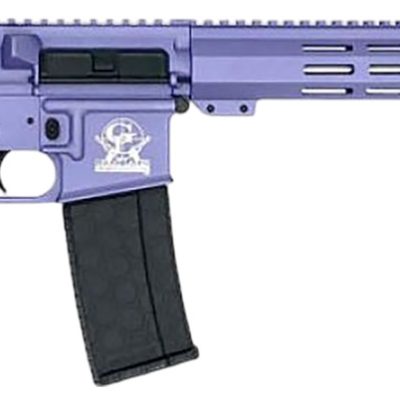 Great Lakes Firearms GL15223SSORC AR-15 223 Wylde 30+1 16″ Black Nitride Threaded Barrel, Wild Orchid Cerakote Aluminum Receiver w/Picatinny Rail, M-LOK Handguard, Black Polymer Stock, Mil-Spec Grip