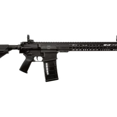 ArmaLite AR10TAC14 AR-10 Tactical 308 Win 25+1 16″ Barrel, Black Hard Coat Anodized Receiver, Black Magpul STR Collapsible Stock, Magpul MBUS Front & Rear Sights, Flash Suppressor