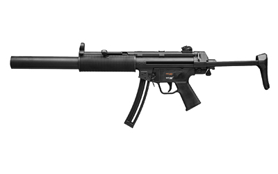 H&K MP5 .22 LR Rifle, 16.1 in, 10rd, Faux Suppressor
